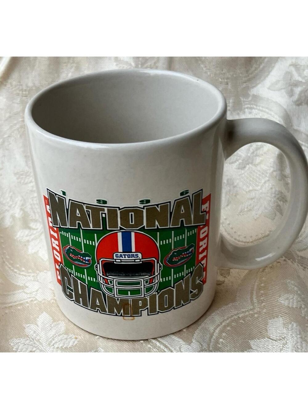 University of Florida Gators UF Ceramic Coffee Mug 1996 National Champions